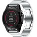 Curea ceas Smartwatch Garmin Fenix 7X / 6X / 5X Plus / 5X / 3 HR / 3, 26 mm Otel inoxidabil iUni Lin